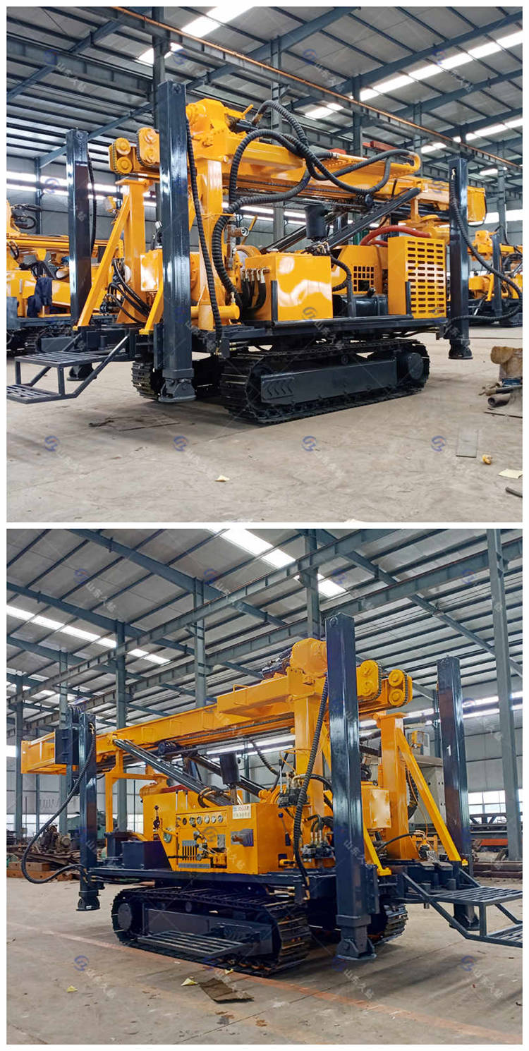 Supply of tracked drilling machine JDL-350 multifunctional fully automatic top drive hydraulic geological core sampling machine