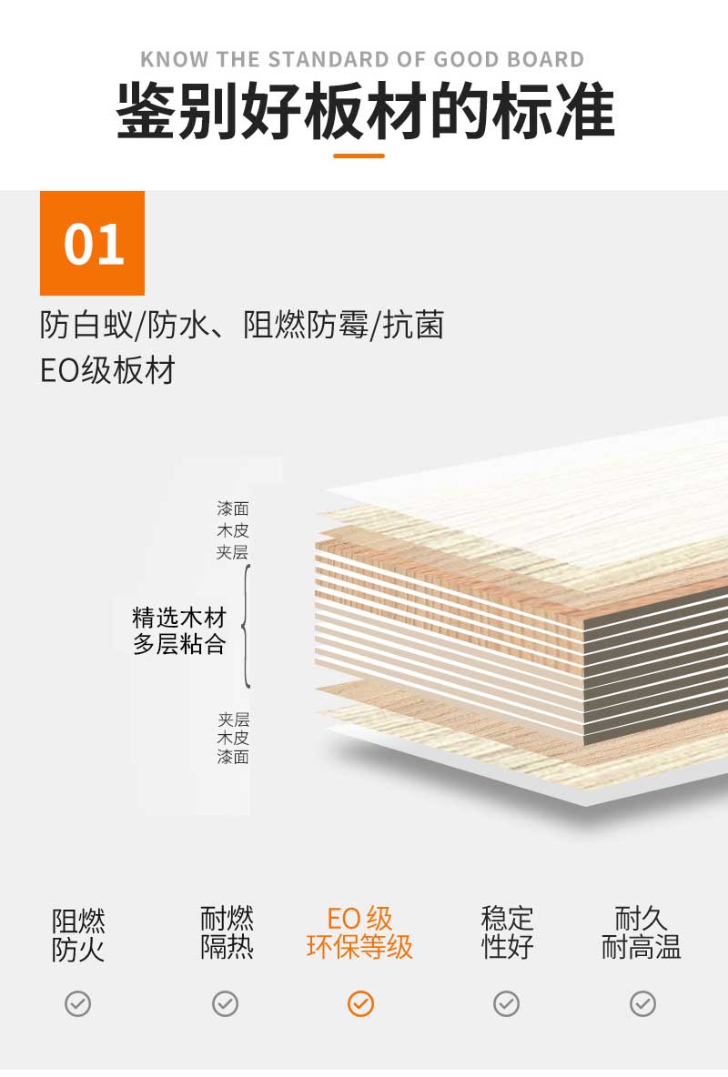 Black and white forest flame-retardant plywood, multi-layer board wholesale, flame retardant performance B1 level