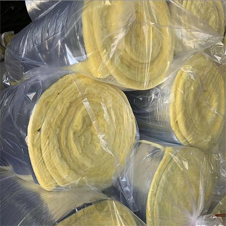 Centrifugal Glass wool felt superfine glass wool fiber blanket manufacturer steel structure aluminum foil faced glass wool roll felt