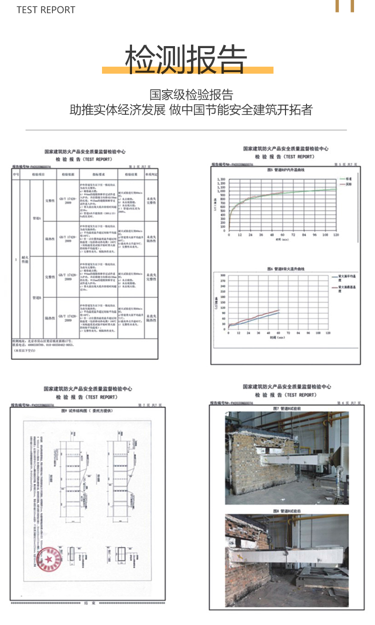 Corrosion-resistant assembled integrated material smoke exhaust pipe, fire-resistant packaging, industrial integrated smoke exhaust composite air duct