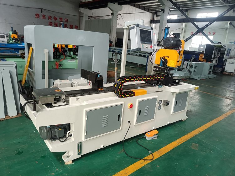 欧锐克 MC-425CNC- 全自动切管机 液压夹具 适用不锈钢钢管加工设备