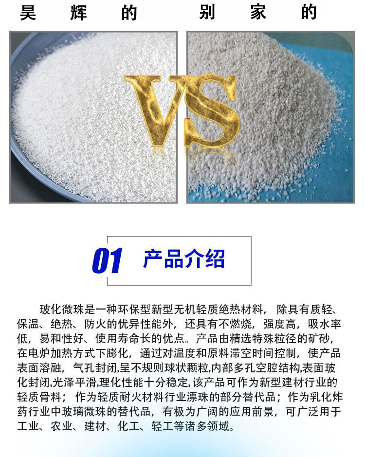 New material of expanded Perlite