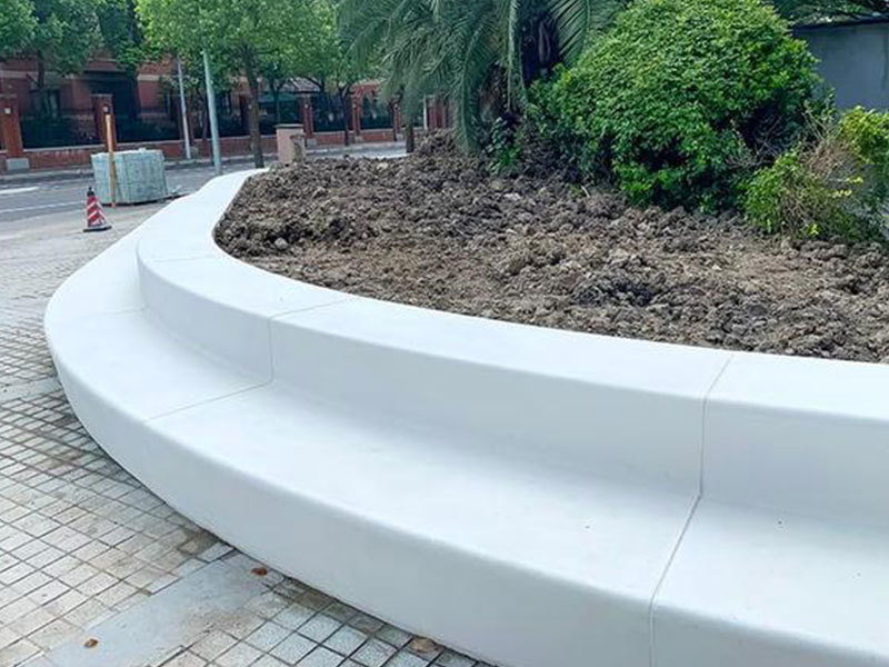 UHPC components, concrete and cement prefabricated components, special-shaped components, tree pool seats, benches, landscape, suspended staircase design