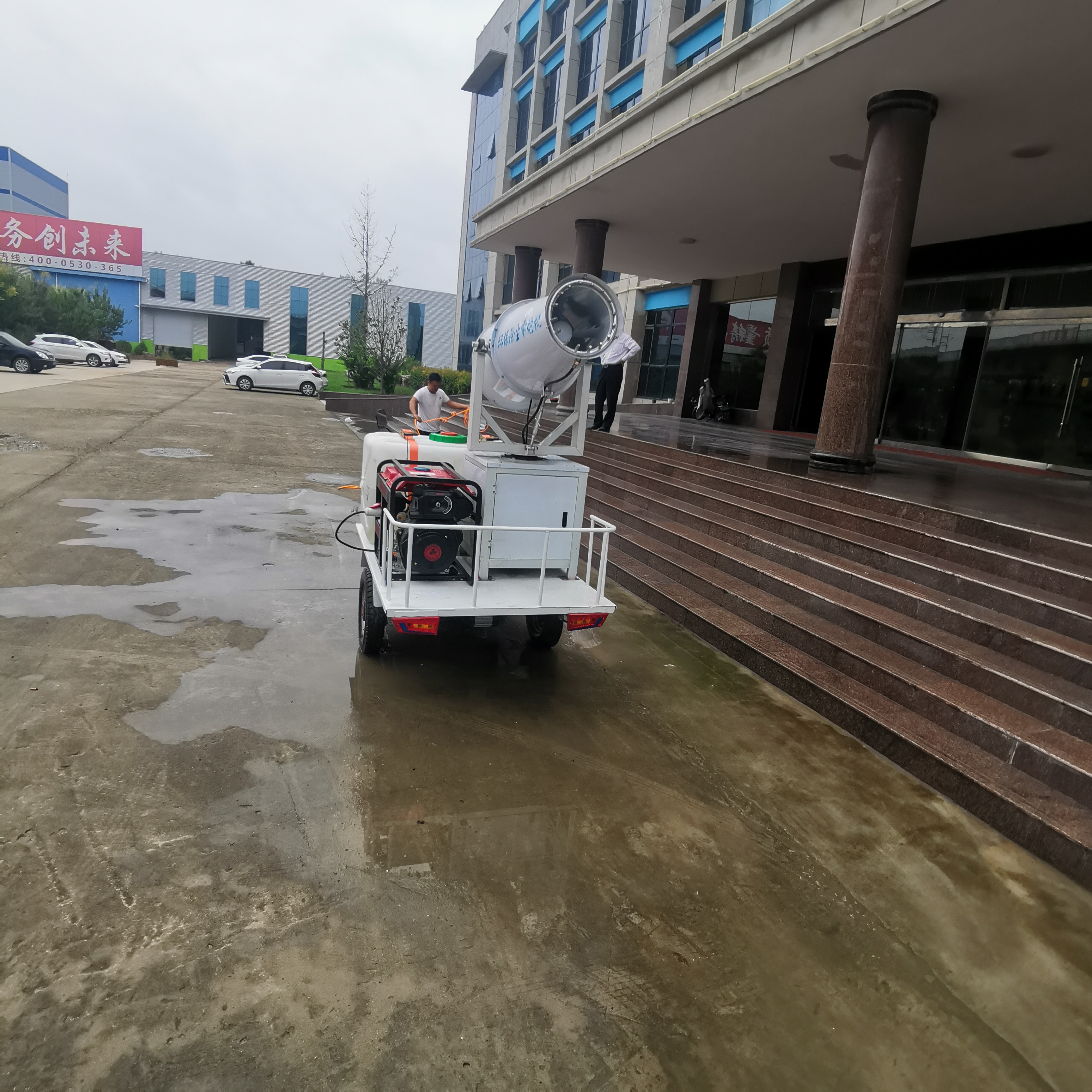 Zeyu Electric Sprinkler, Fog Gun Truck, Non polluting Construction Site, Dedicated for Sprinkling Water and Dust Reduction