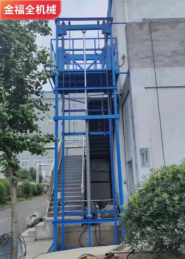 Explosion proof elevator, hydraulic lift, cargo elevator, guide rail type lifting platform, cargo elevator