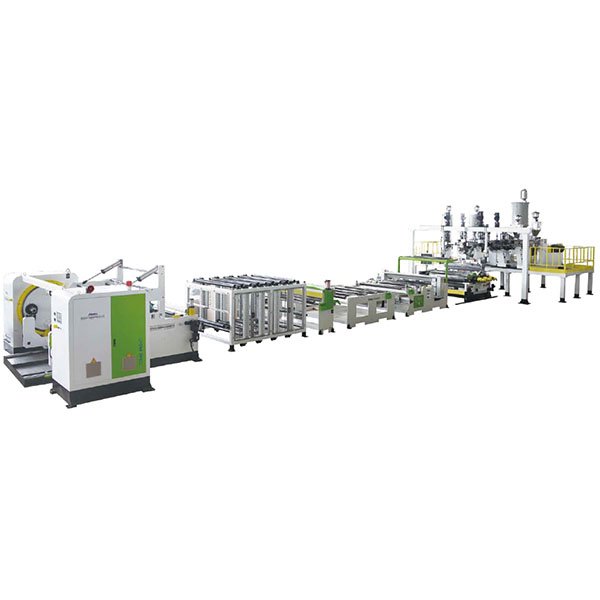 Jinwei Machinery PP EVA EVOH PA Multilayer Co extrusion Composite High Barrier Freshness Preservation Packaging Sheet Extrusion Production Line