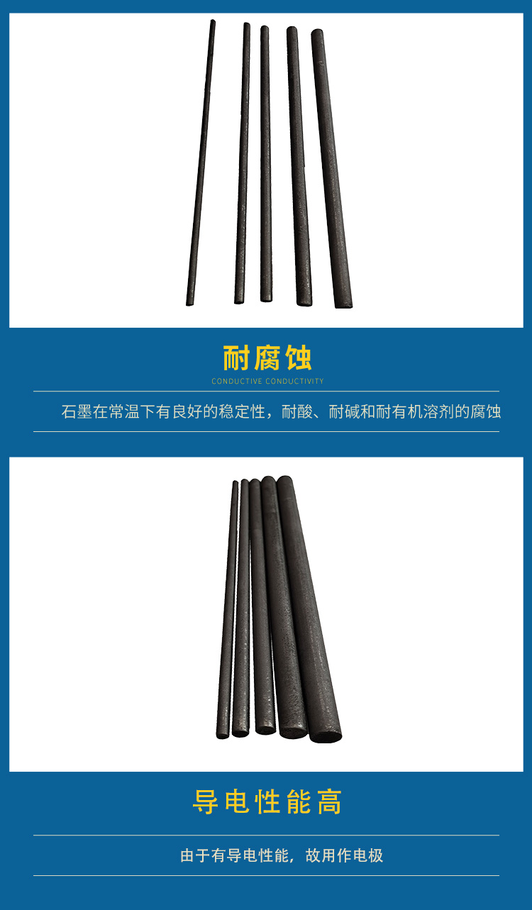 Customized manufacturer of spectral graphite rods, wholesale delivery of graphite blocks, timely delivery, high cost-effectiveness, Beijing Airlines Special Carbon