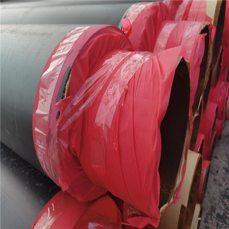 Juxintai heating black jacket polyurethane prefabricated buried insulation pipeline DN200