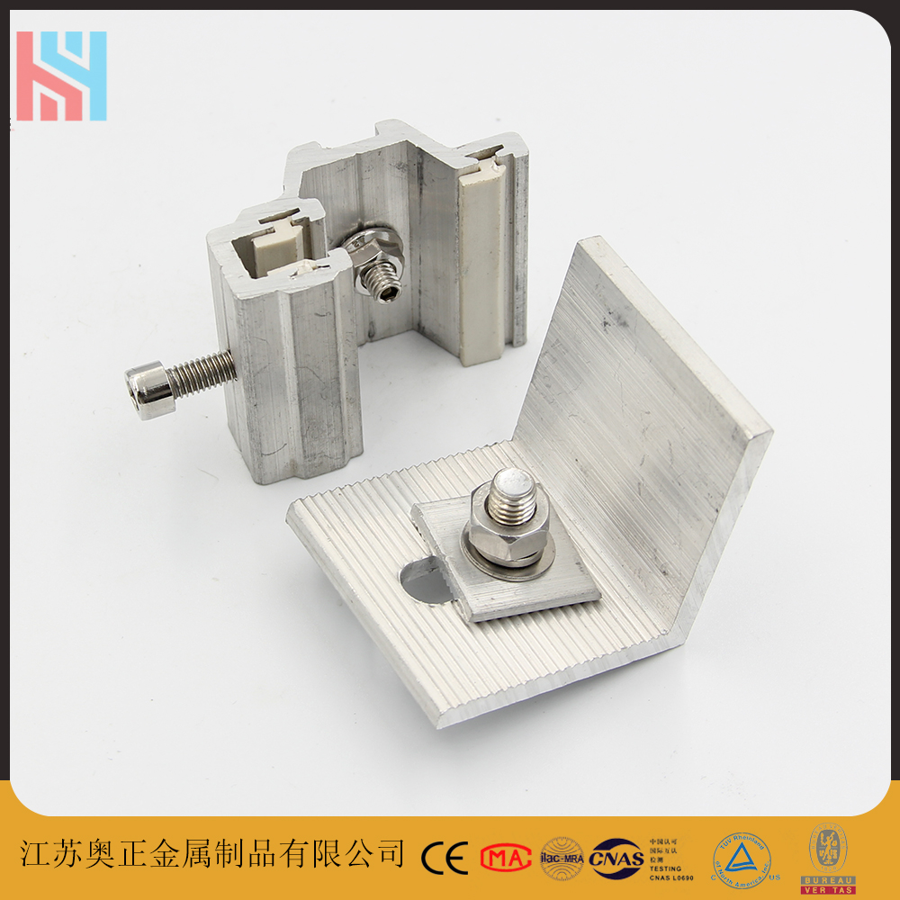 Xilida corrosion-resistant curtain wall aluminum alloy groove ear hanging stainless steel screw in back bolt aluminum angle code ceramic tile dry hanging parts