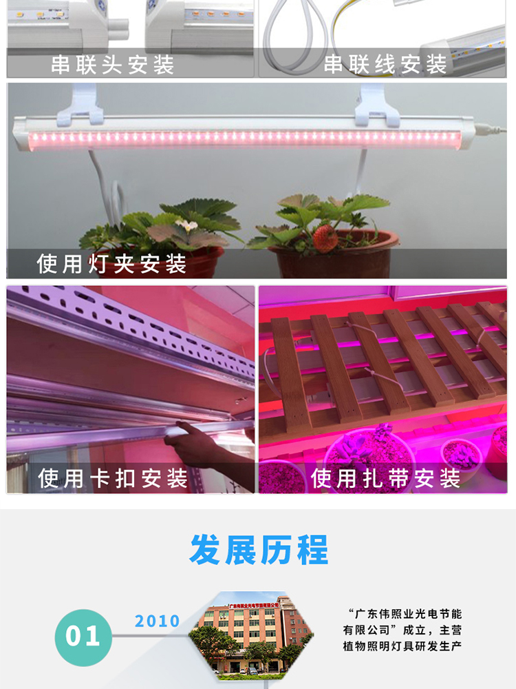 LED Grow light full spectrum led grow light sunlight grape strawberry fruit planting fill light