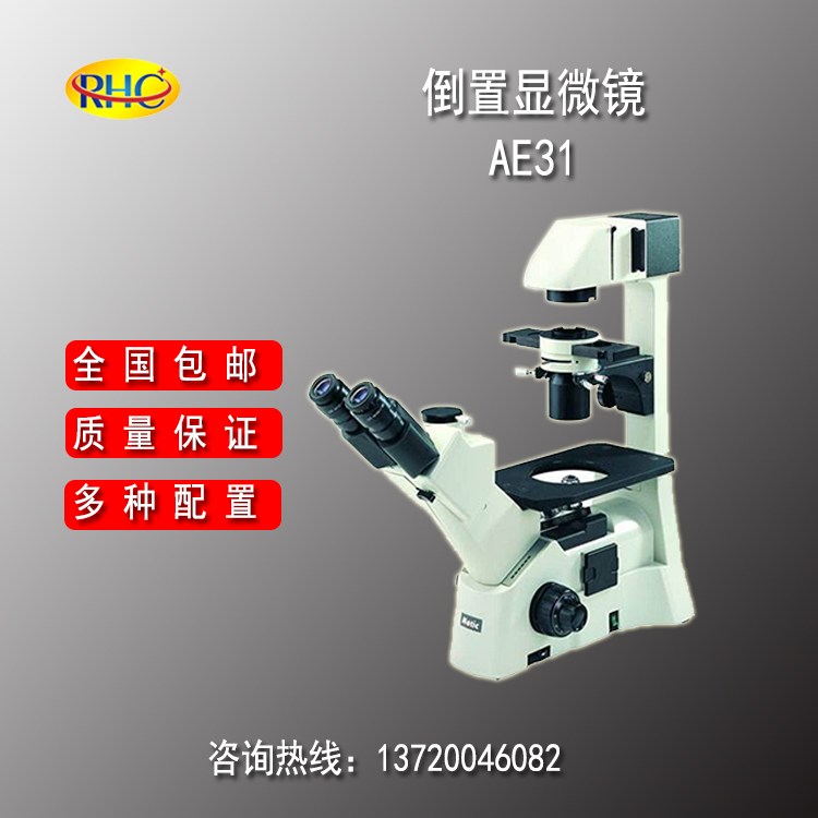 AE31倒置显微镜 细胞培养观察 可选配荧光观察 瑞宏诚 售后有保障