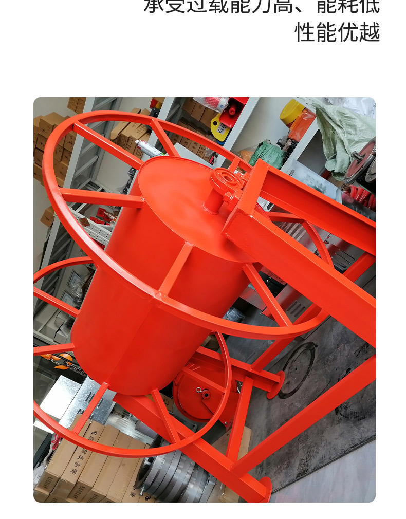 Xiangyuan Crane Spring Type Cable Drum Manual Rotating Spring Type Drum Cable Sucker