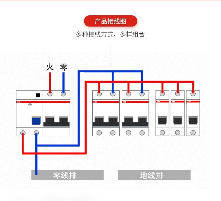 Original ABB S200 series miniature circuit breaker S201-B20 NA air switch small air switch