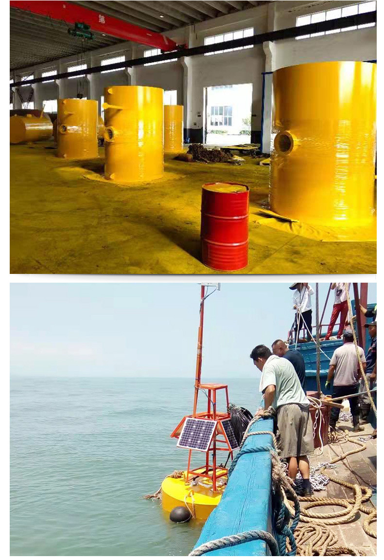 Mooring buoys, steel buoys, ocean docks, water navigation aids, ship docks, anti-collision berthing buoy warning posts