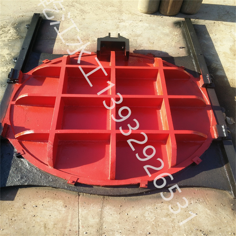 Cast iron copper inlaid circular gate DN1.2m Reservoir pump station, river irrigation area, channel hoist gate