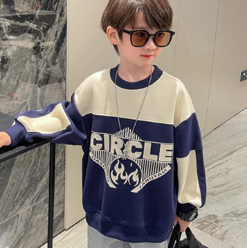 Winter New Leisure Children's Long sleeved Sweaters Reverse Season Children's Wear Weaving Brand Children's Wear Discount Tail Wholesale