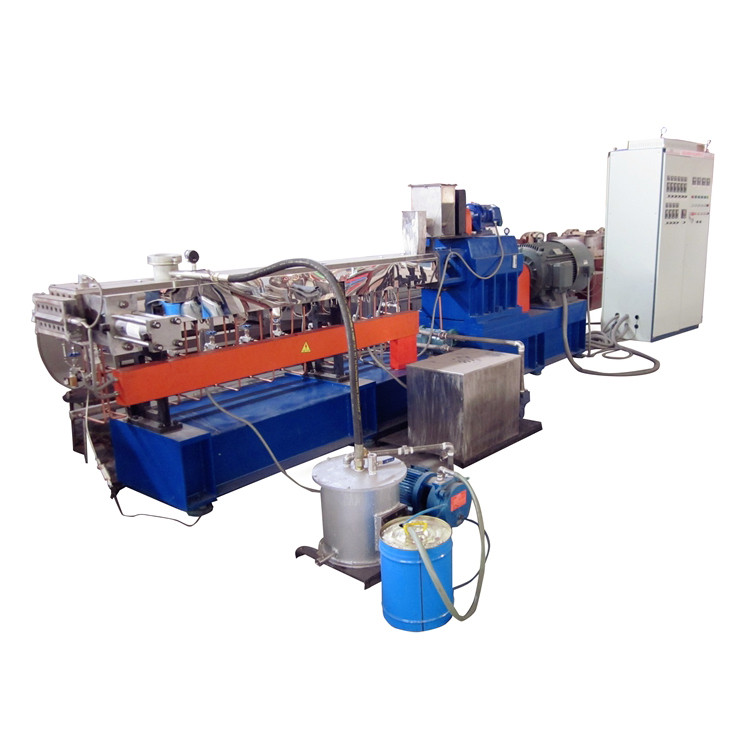 Filling masterbatch granulator plastic extruder, flat twin granulator, twin screw extruder support customization