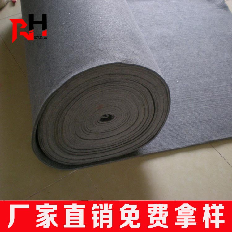 Polished soundproof chemical fiber felt, pure wool felt, steel plate, wear-resistant industrial high-density chemical fiber felt