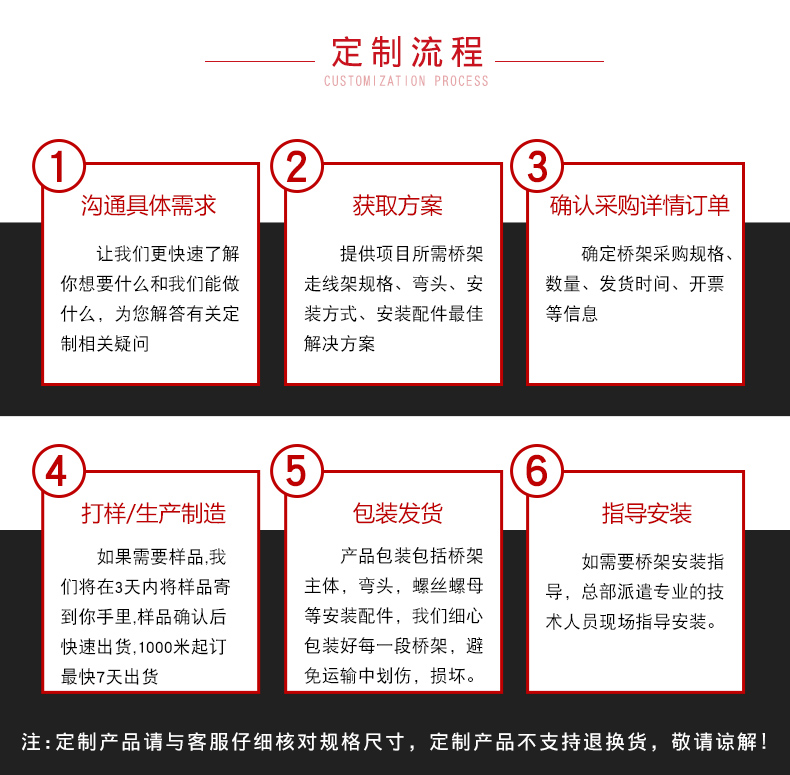 Fengtu Wiring 201/304/316 Stainless Steel Cable Tray Factory Trough Type Ladder Tray Type Specification Customization