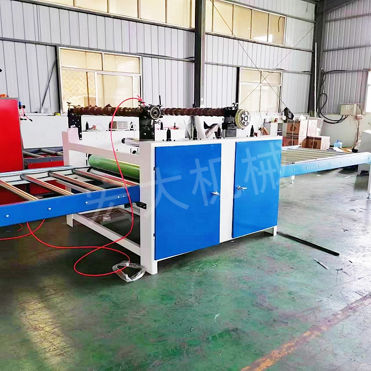 Bamboo fiber board arch extrusion board flat pasting machine, wood board paint free diversified pasting machine, wood veneer pasting machine