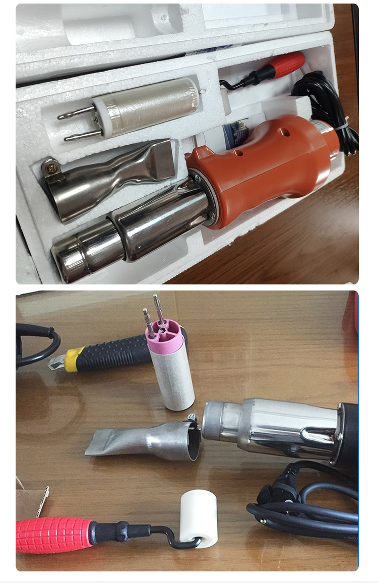 Heat gun welding plastic hot melt material 2000 watt 3000 watt welding gun welding width up to 30 mm