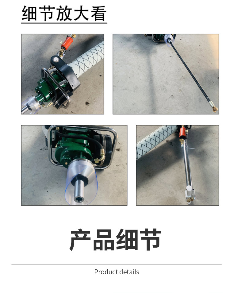 Pneumatic anchor rod drill MQT-130/3.2 torsion force 130KN for underground use in coal mines