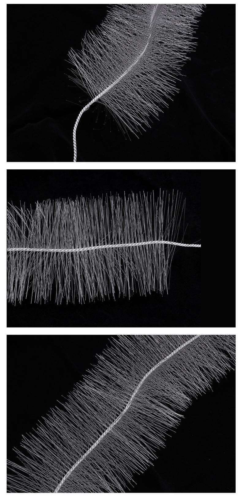 Yuling supplies a diameter of 150mm polypropylene material with elastic filler for biofilm coating