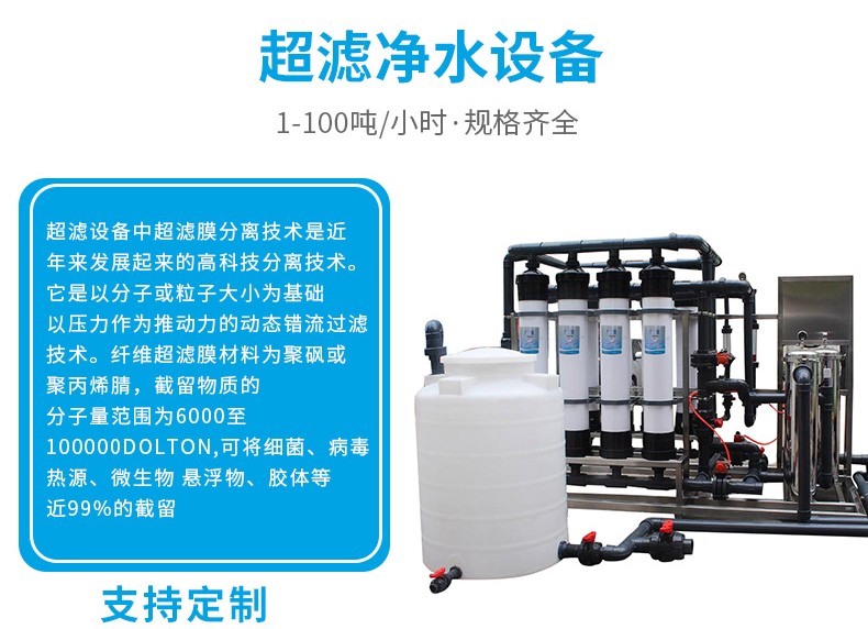 UF ultrafiltration equipment manufacturer, large-scale industrial wastewater reuse, purification and concentration, 2880 2860