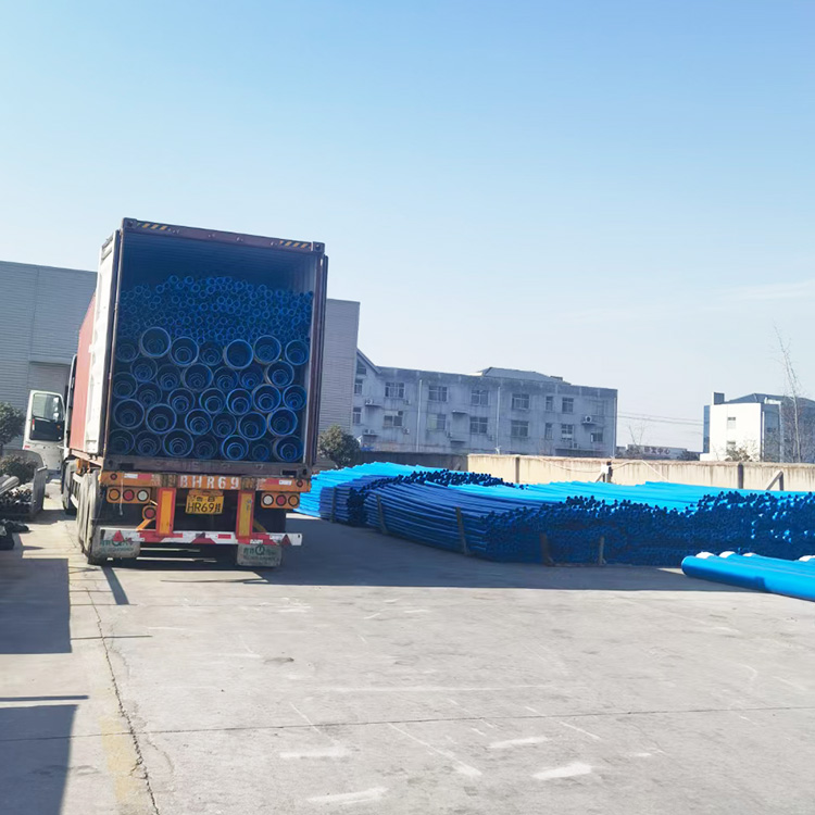 Blue outer diameter PVC water supply pipe, low-pressure PVC water supply pipe, customizable for Shengfeng Pipe Industry