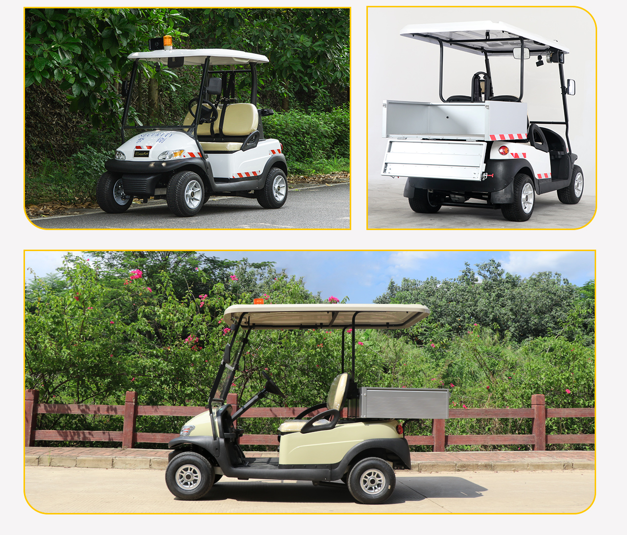 Donglang New Energy Type A 2-seater Electric Patrol Truck - Scenic Area Logistics Sightseeing Vehicle - A1S2