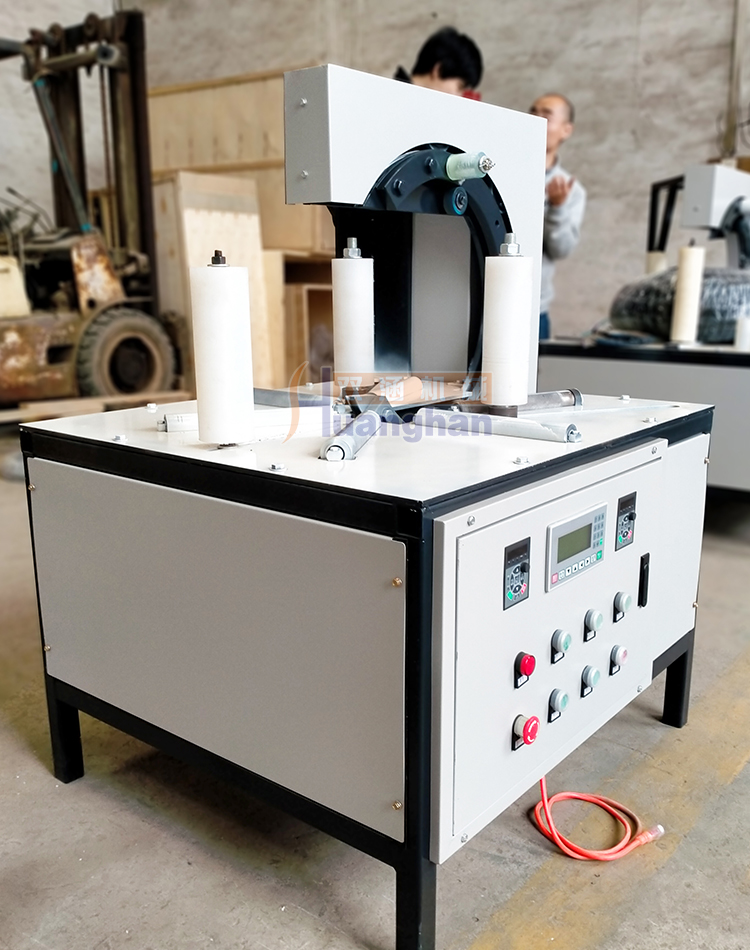 Automatic winding and packaging machine for wrapping film, stretching film tray packaging machine, aerated brick film wrapping equipment