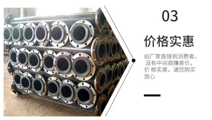 Rongcheng Teda steel-plastic composite rubber lined elbow three-way straight pipe has good corrosion resistance, elasticity, and impact resistance