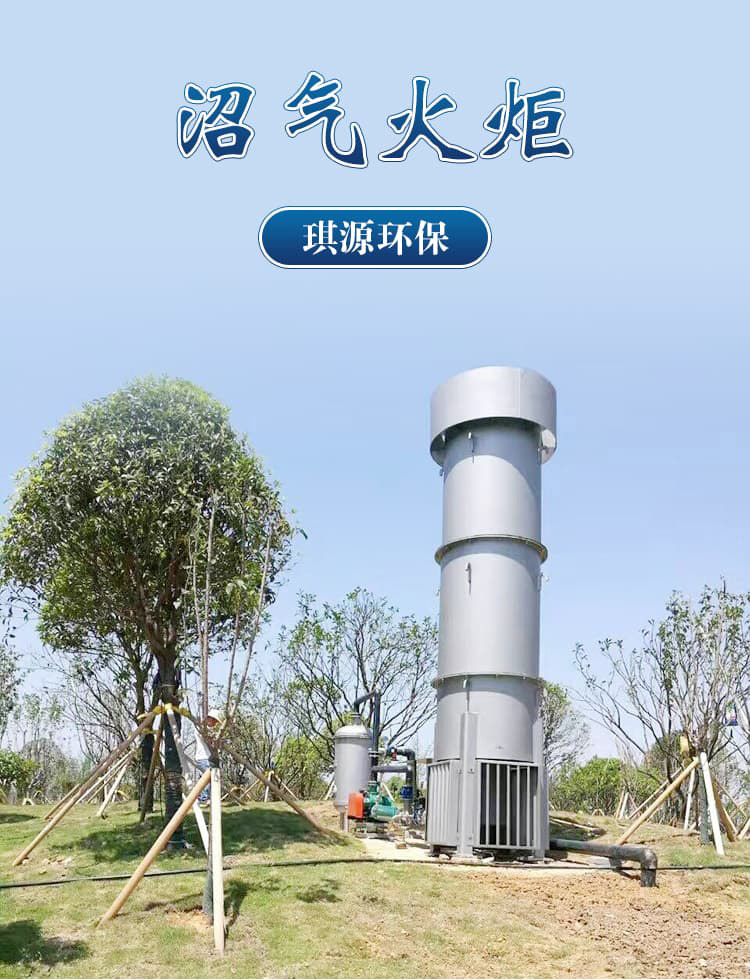 Torch ignition flame device, garbage dump vent ignition device, biogas purification project, Qiyuan