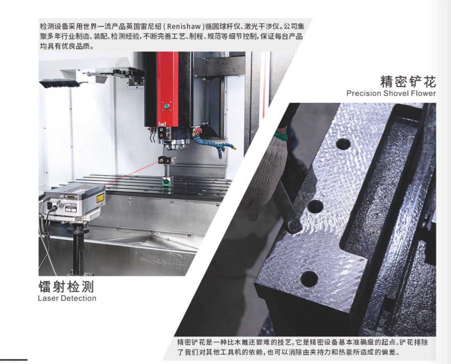 High precision and stability of high-speed CNC program control for heavy cutting mold machining center machine tools