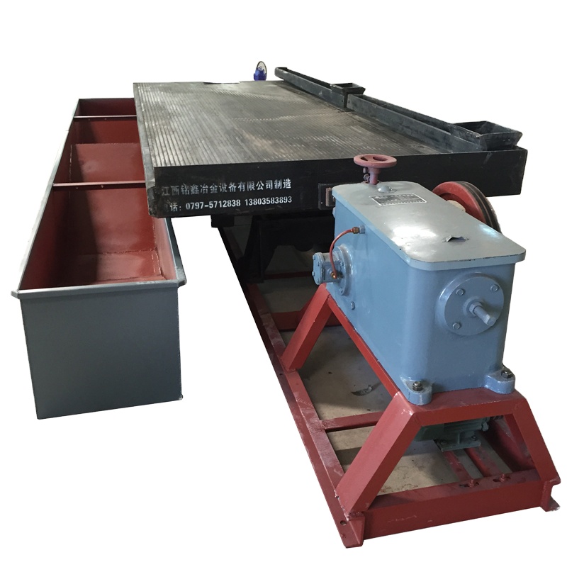 6s placer gold ore washing shaking table with excellent material for long-term metal heavy selection