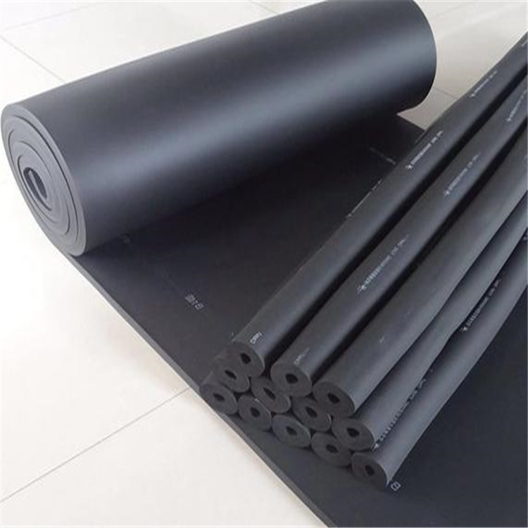 Roof insulation rubber plastic insulation board has good flexibility and buffering, and can be cut according to needs for easy construction