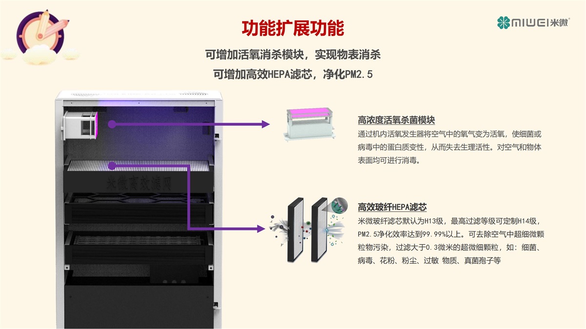 Mi Micro Plasma Air Disinfection Machine 1000 Air Volume Disinfection, Sterilization, and Purification Air Customizable