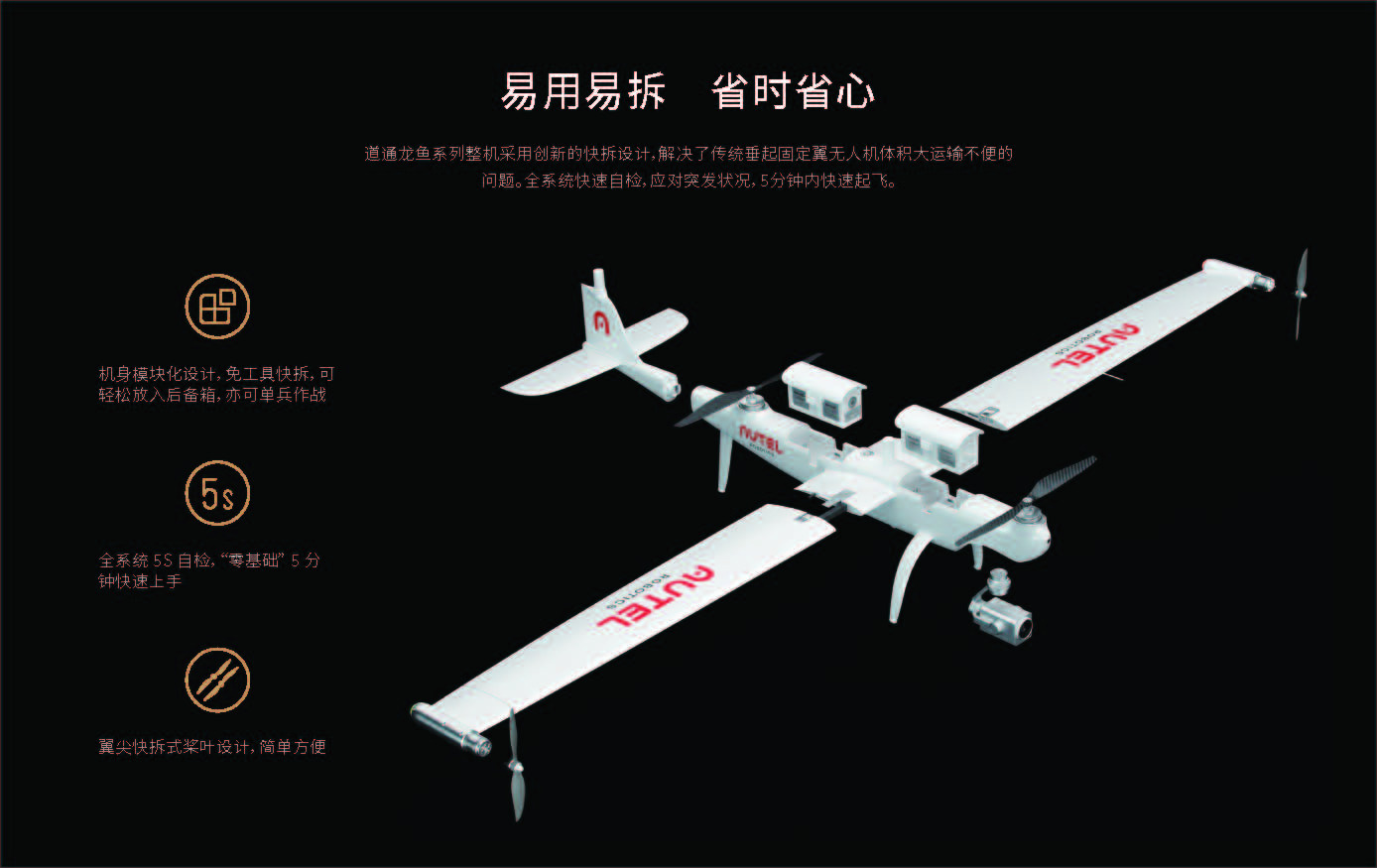 Daotong Autel DragonFish (Dragon Fish Series) Beidou Navigation Optical Zoom Camera Drone