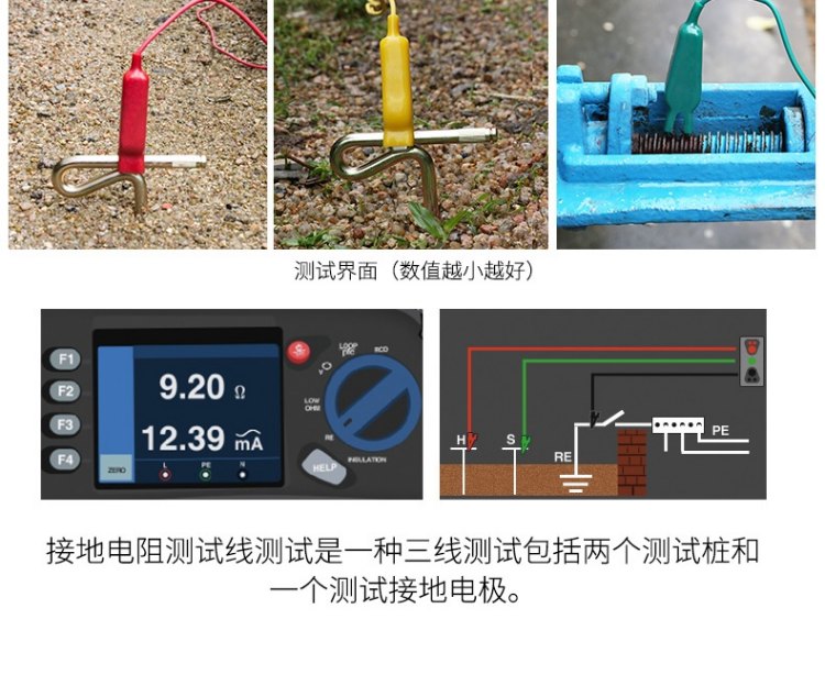 CEM Huashengchang DT-6650 Multi functional Electrical Comprehensive Tester Grounding Resistance Measuring Instrument DT6650