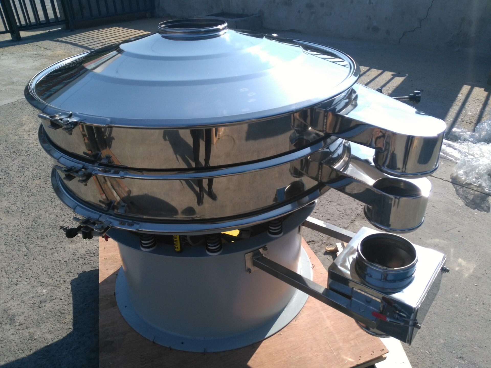 Mingxin Brand 1000-2000mm Size Powder Sieve MX-1000 2-500 Mesh Stainless Steel Circular Vibrating Screen