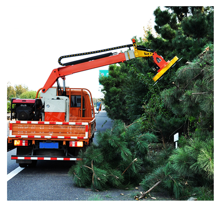 Multifunctional Hedge Trimming Machine for Highway Vehicular Hedge Trimming