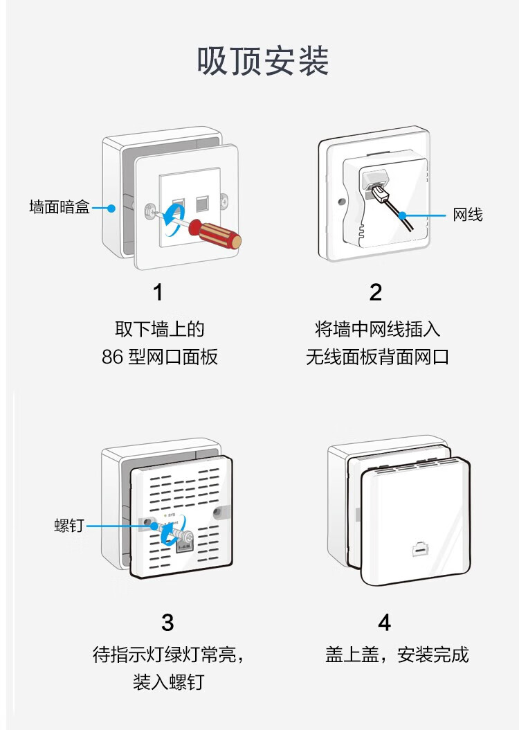 H3C Gigabit Dual Band WAP922-FIT Enterprise WiFi Wireless AP Access Point Wireless Coverage Full House Roaming