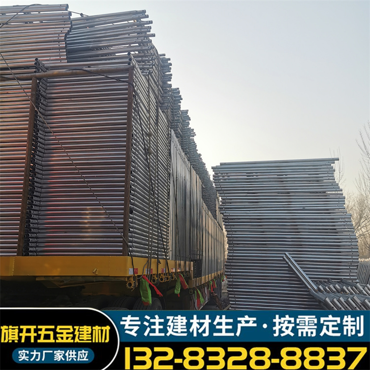 Qikai Building Materials Mobile Scaffold Assembly Galvanized Steel Pipe Material Q235 Thickened Rental Site Decoration