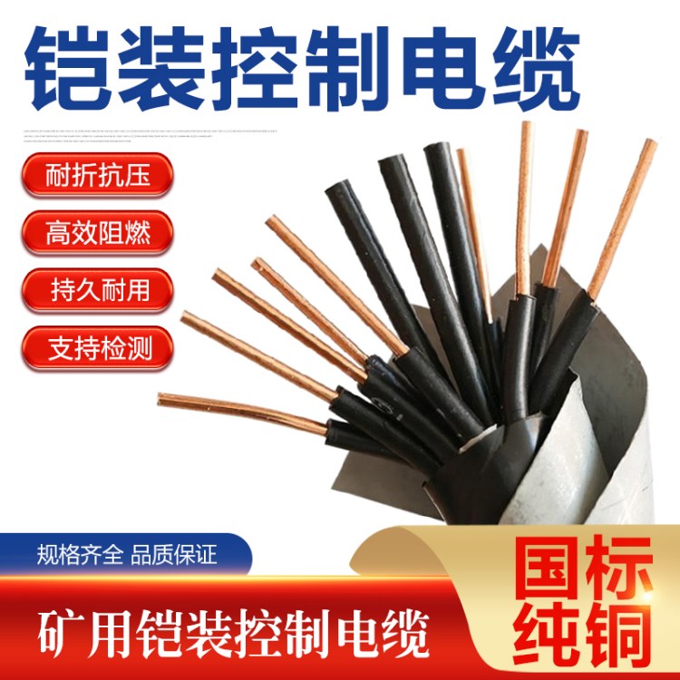 MKVVP矿用屏蔽控制电缆-MKVVRP 煤矿用铠装信号电缆MKVV32