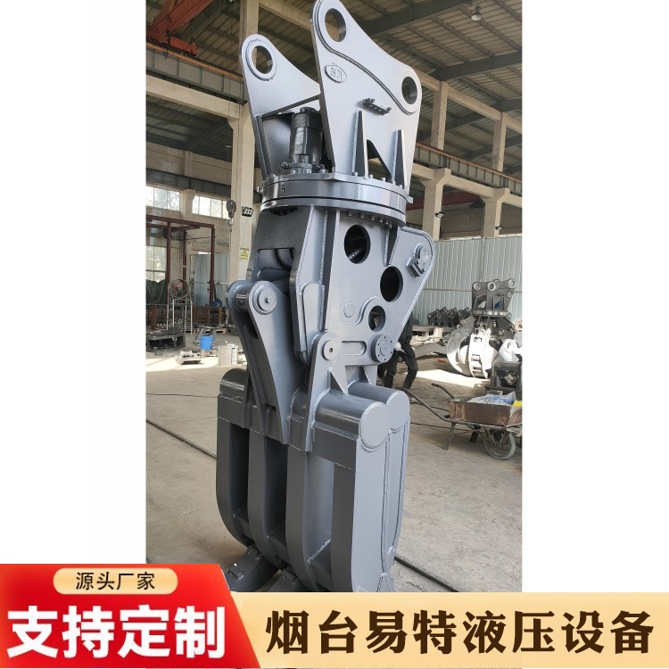 The heavy-duty steel grabbing machine excavator is equipped with a compact structure, stable performance, high-end quality, and top-notch after-sales service