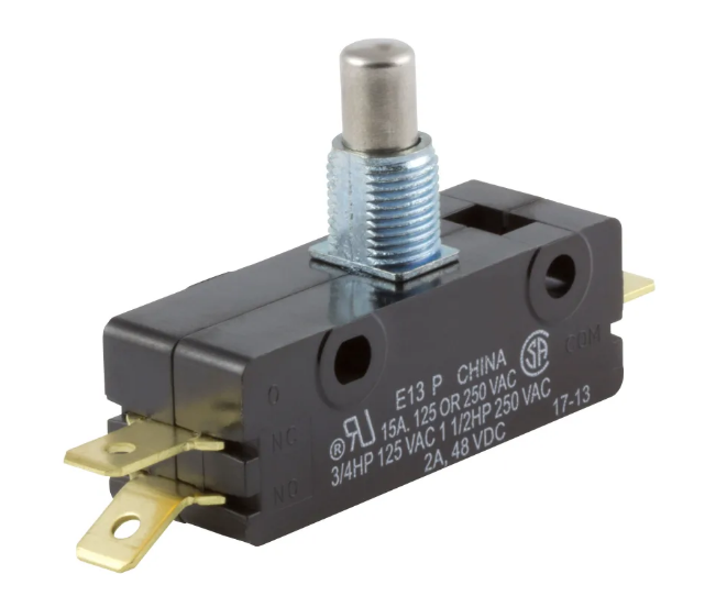 ZF ZF Micro Switch E13 Button Type, Wing End, SPDT