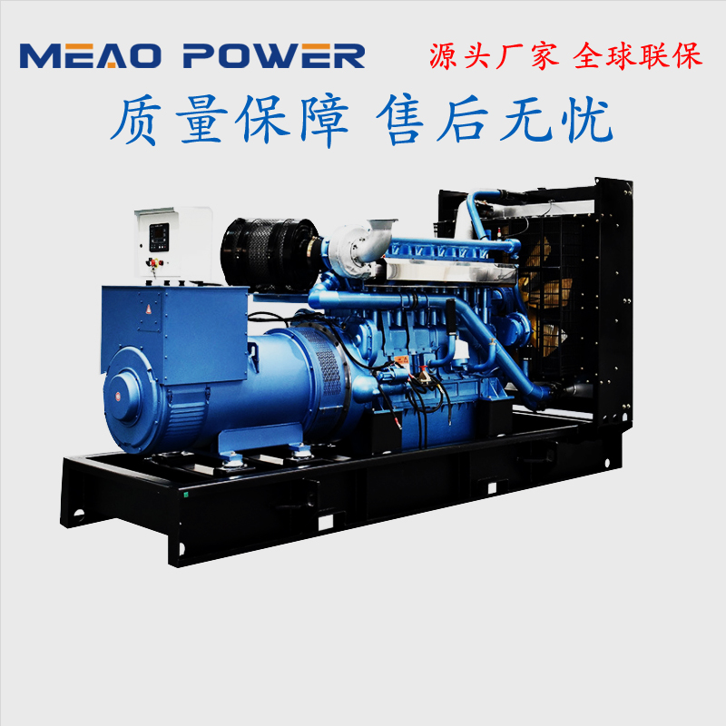 500kw Weichai low-noise diesel generator set, power model 6M33D633E200, strong mute