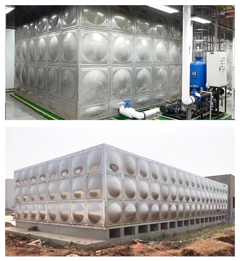 Integrated fire protection equipment for the benefit of the people, stainless steel water tank, food grade prefabricated water tank, installable