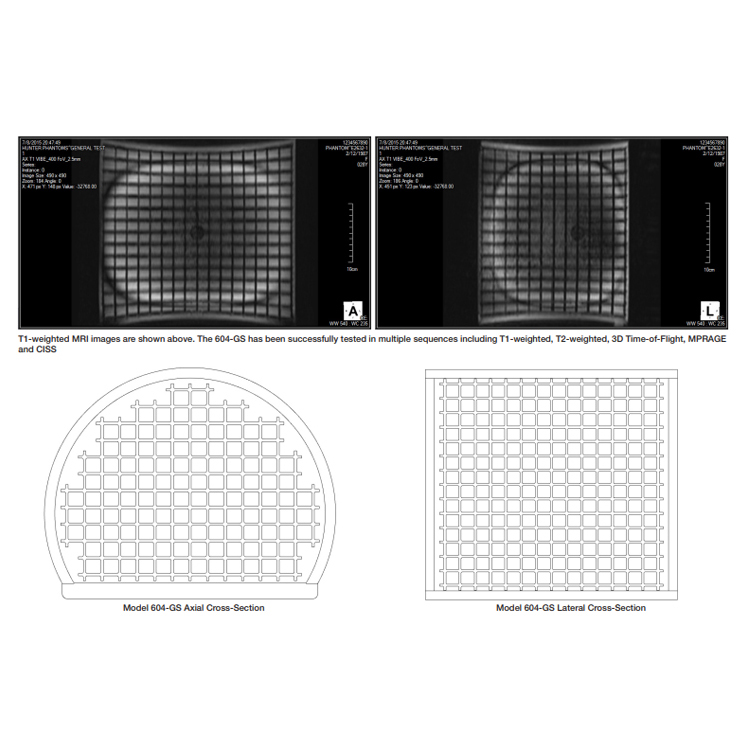 American cirs 604-GS MRI image distortion detection phantom CT diagnostic detection phantom distortion phantom