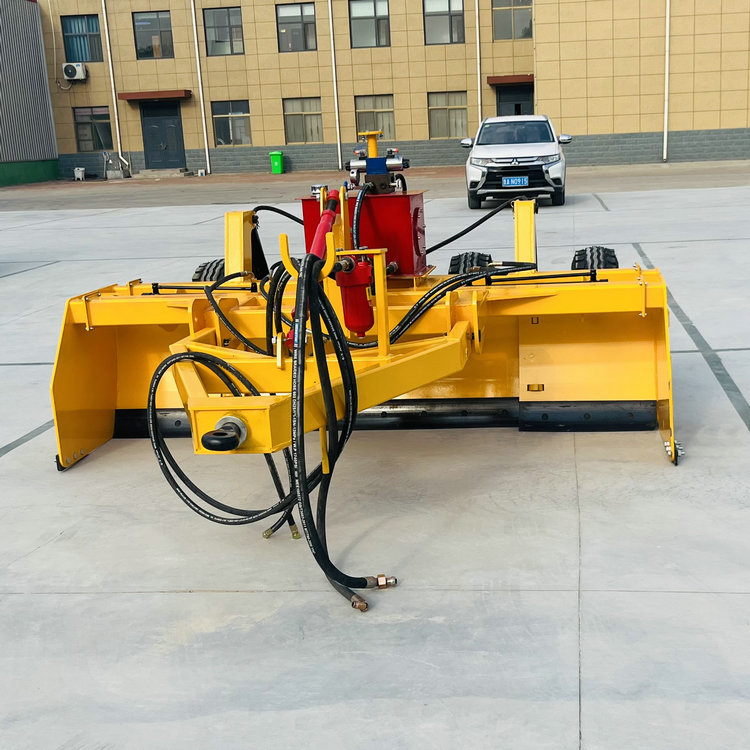 Large laser Grader traction soil leveling machine satellite farmland grader